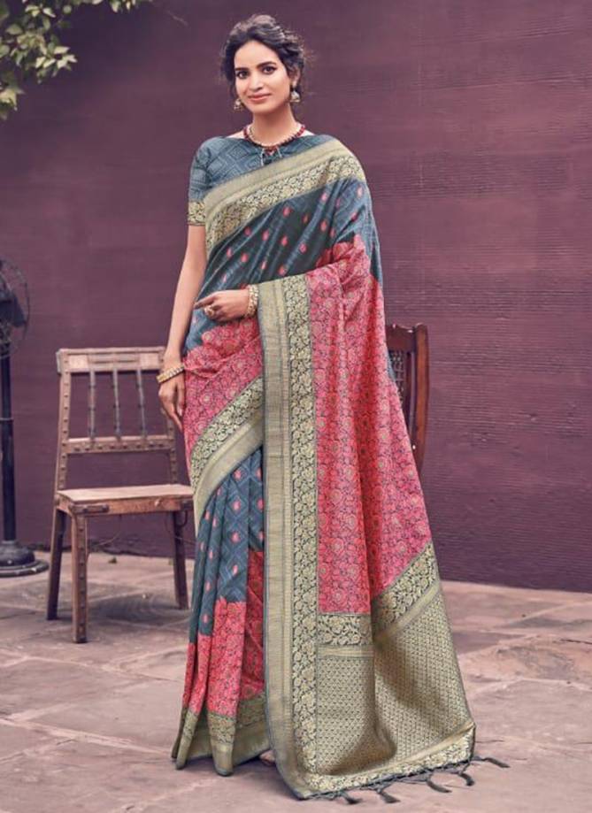 AARDHANGINI SILK Latest Fancy Designer Wedding Wear Heavy Silk Original Banarsi Saree With Latkan Stylish Saree Collection